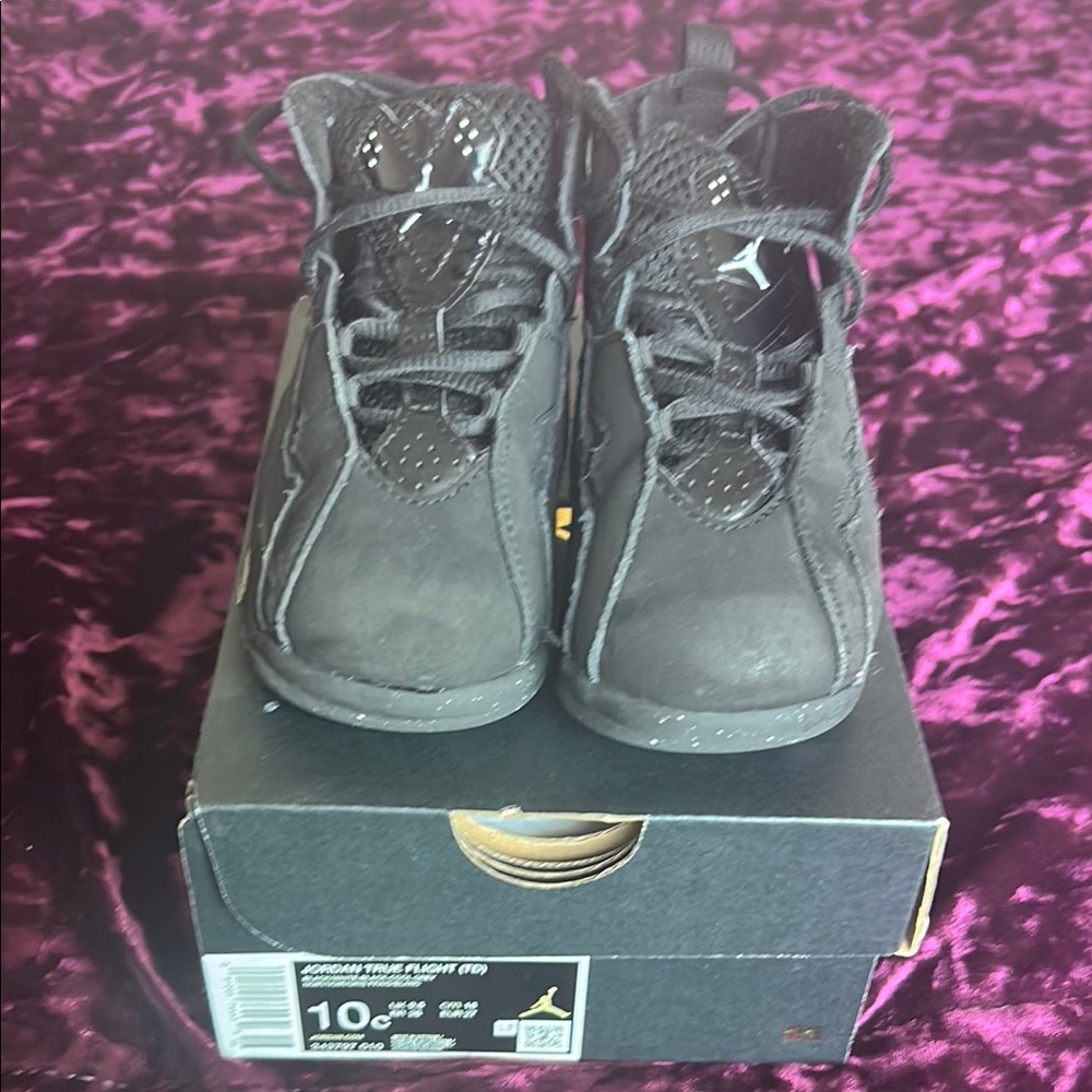 Jordan Kids Black High-Top Sneakers